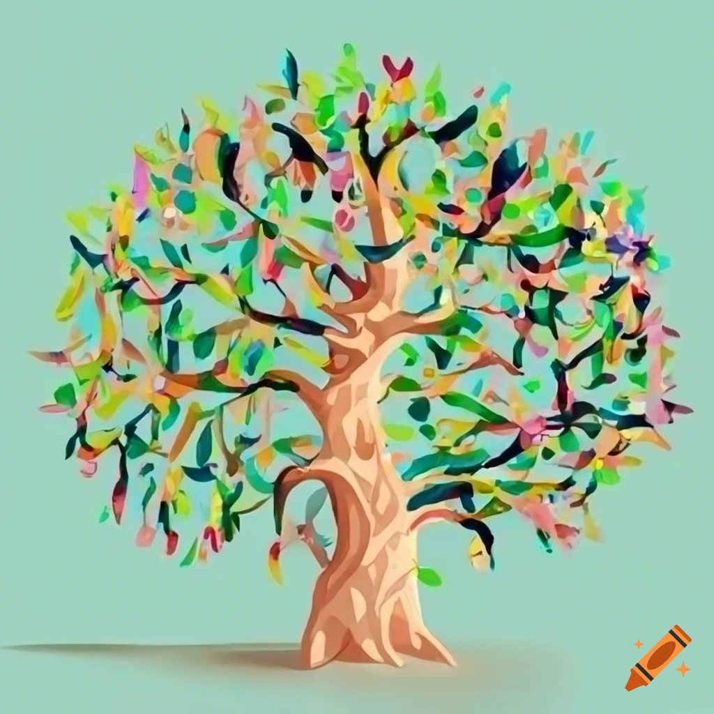 Family tree template drawing