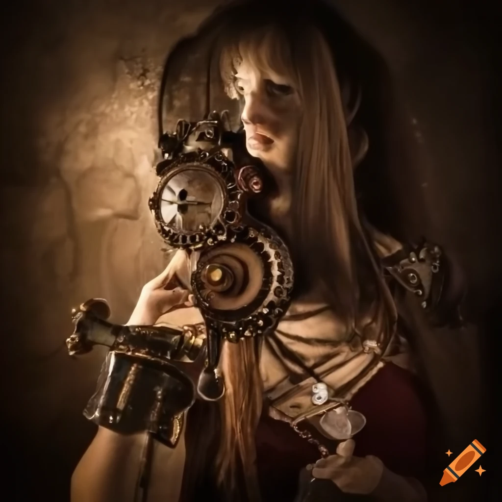 Steampunk concept art on Craiyon
