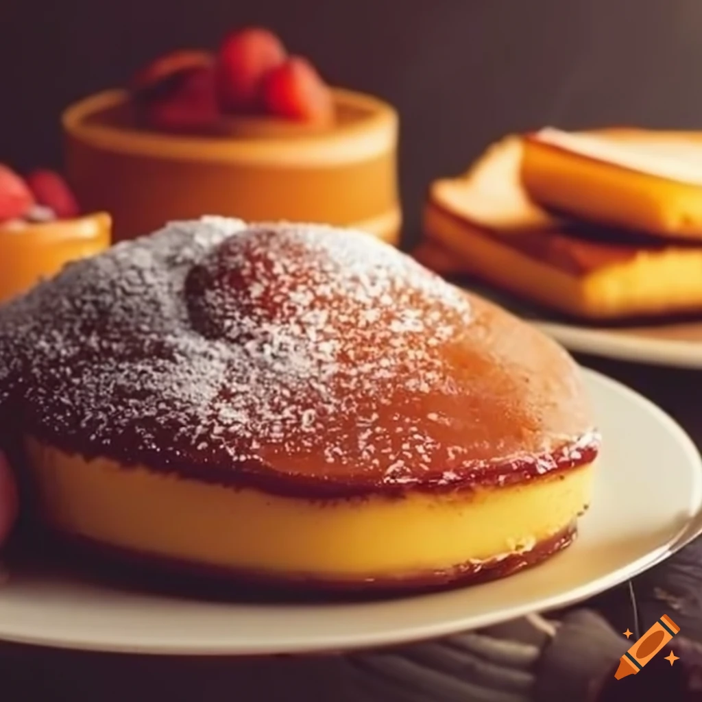 Mix between a cheesecake and a donut