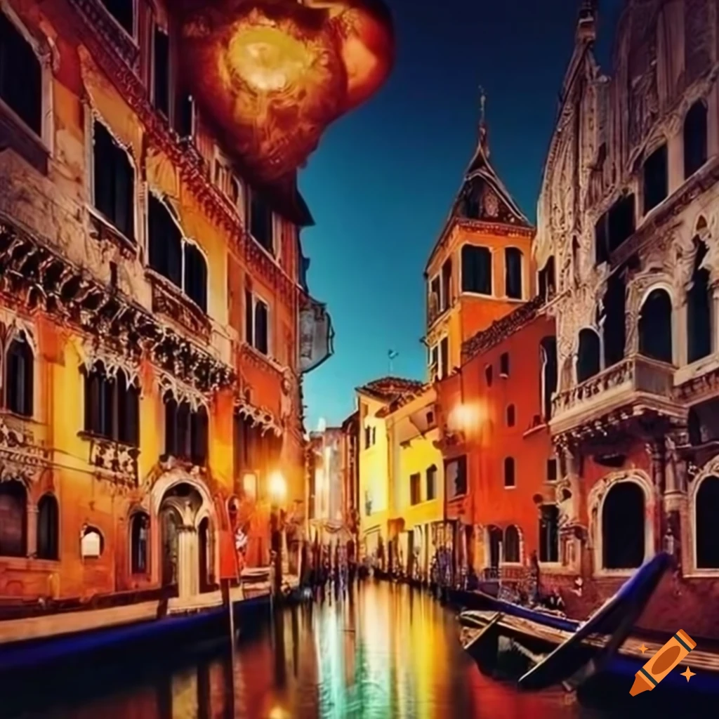 Colorful Venice Carnival arrangements on Instagram