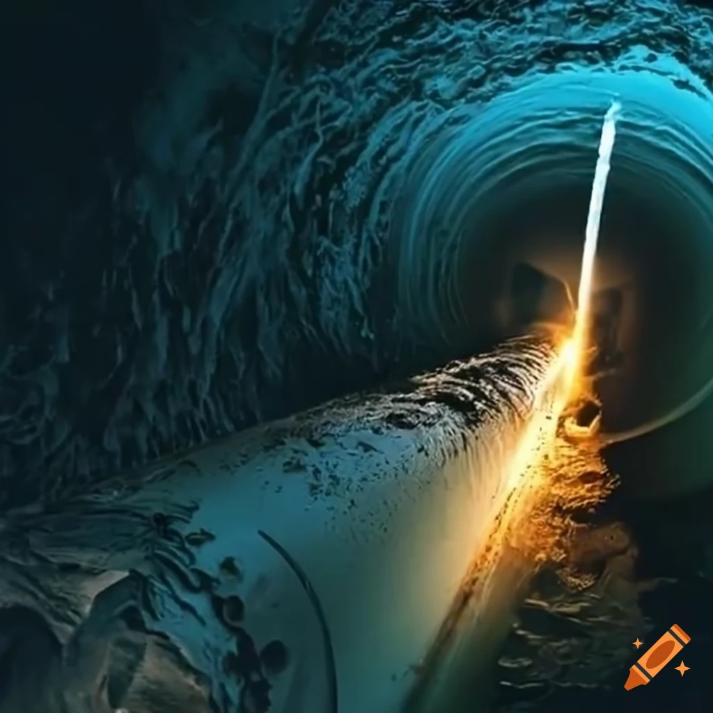 Massive water pipeline leakage