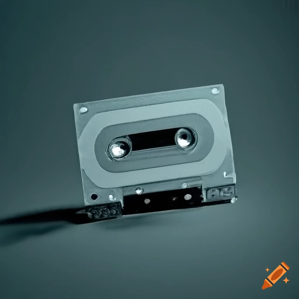 Unraveling cassette tape on Craiyon