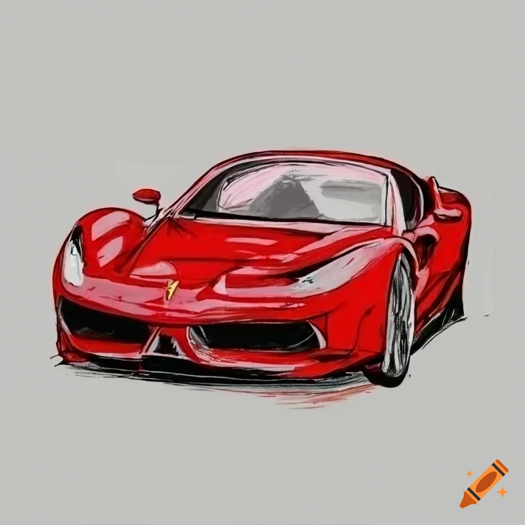 Car Drawing by Floridi Diego - Ferrari Laferrari ready to go | Facebook