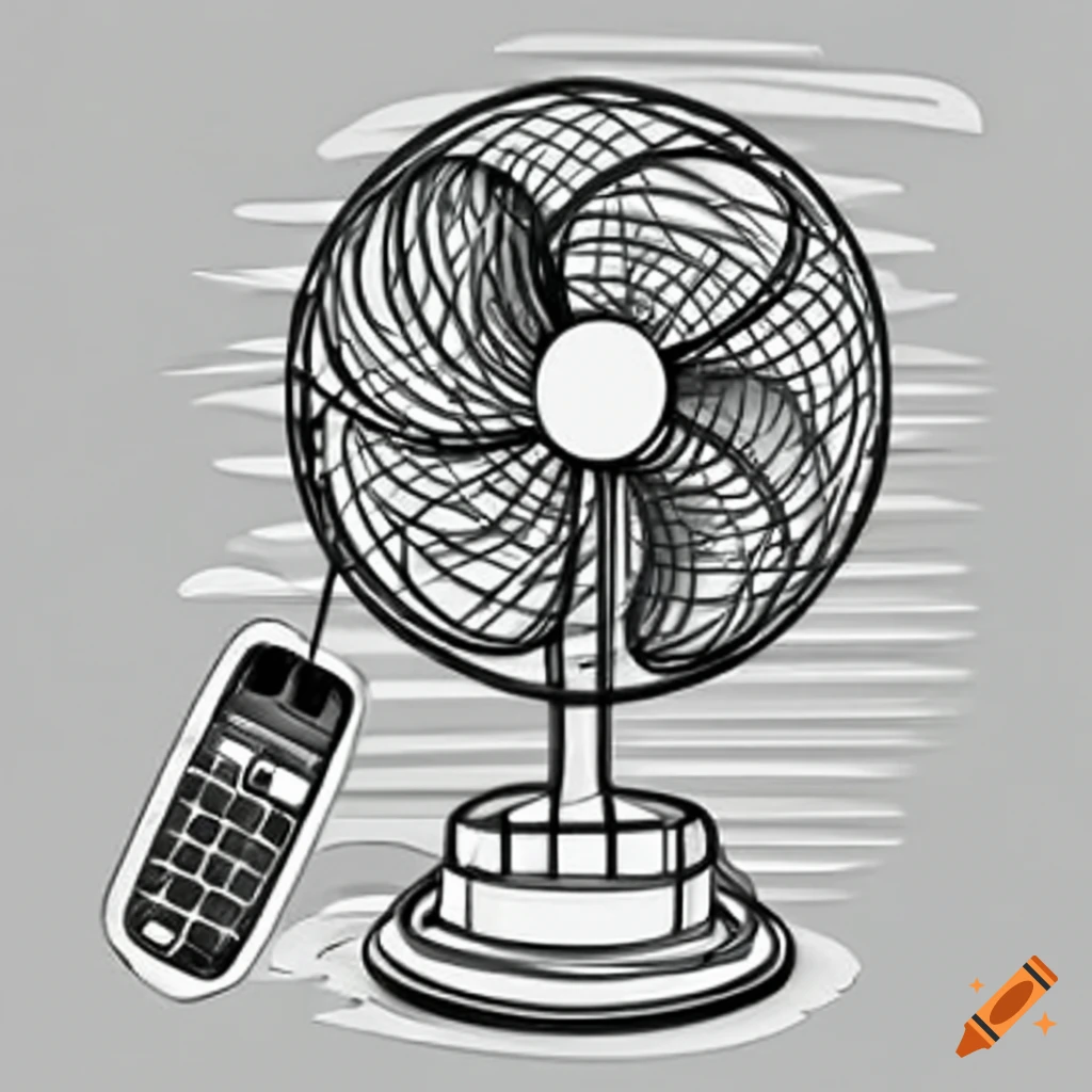 Electric fan with remote control