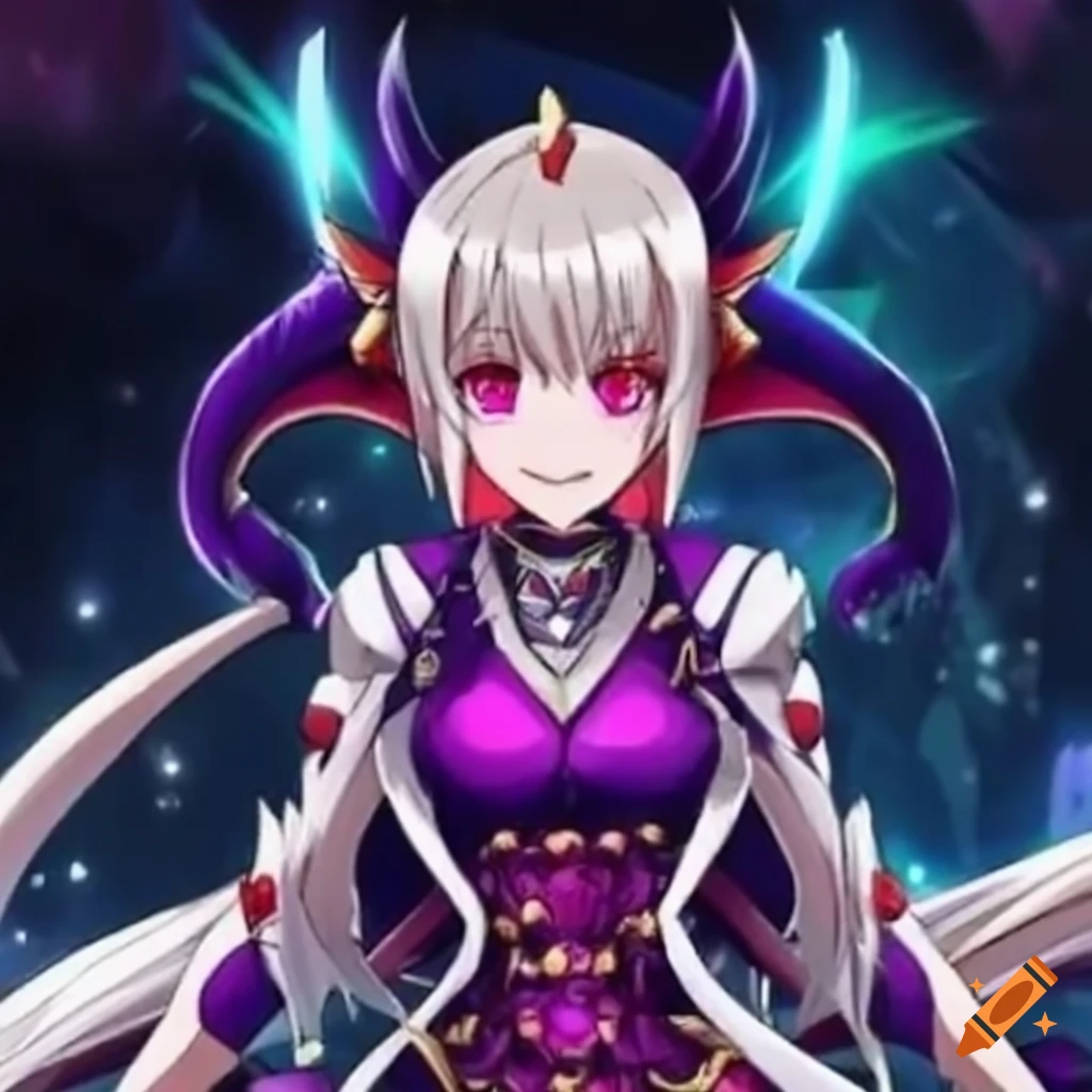 Anime villain with dragon dancer theme