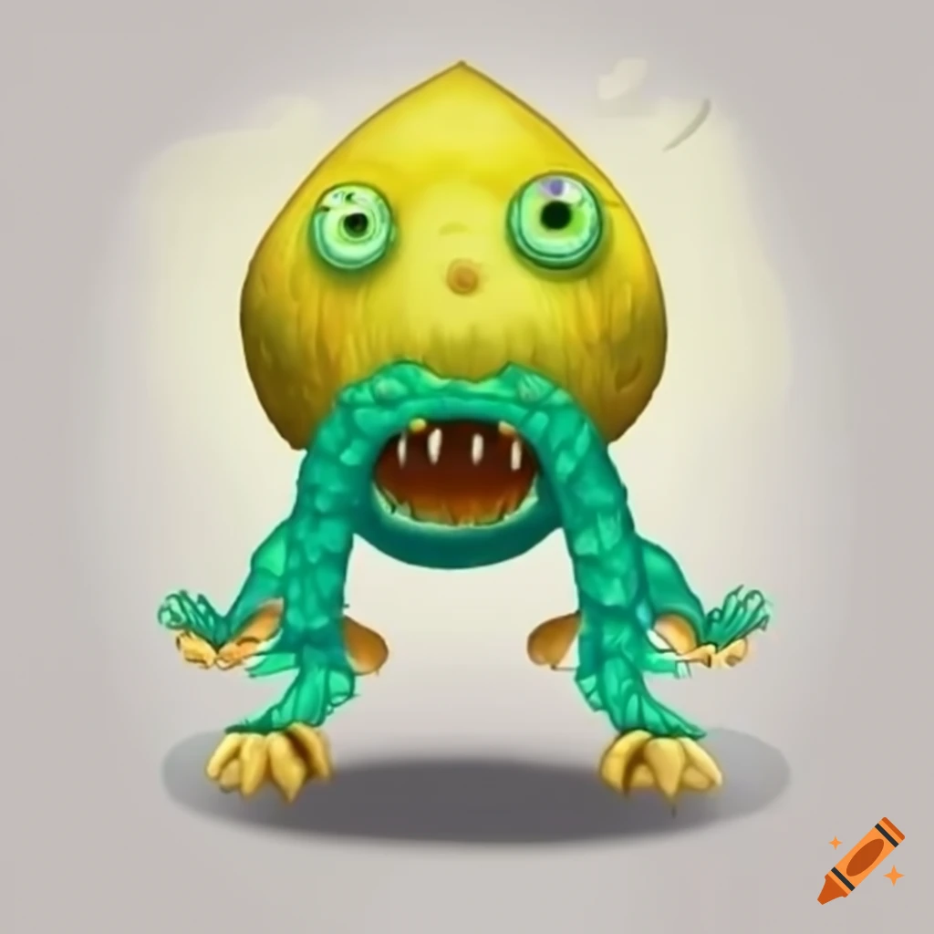 Singing Monsters Lemon Creature