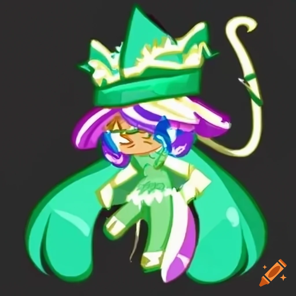 Thai Green Cookie character from Cookie Run