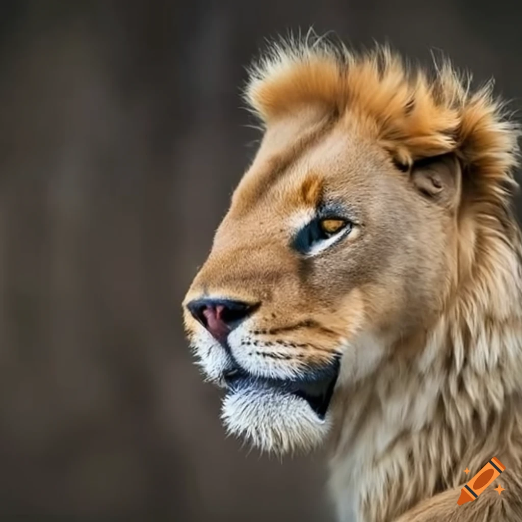 elegant lion