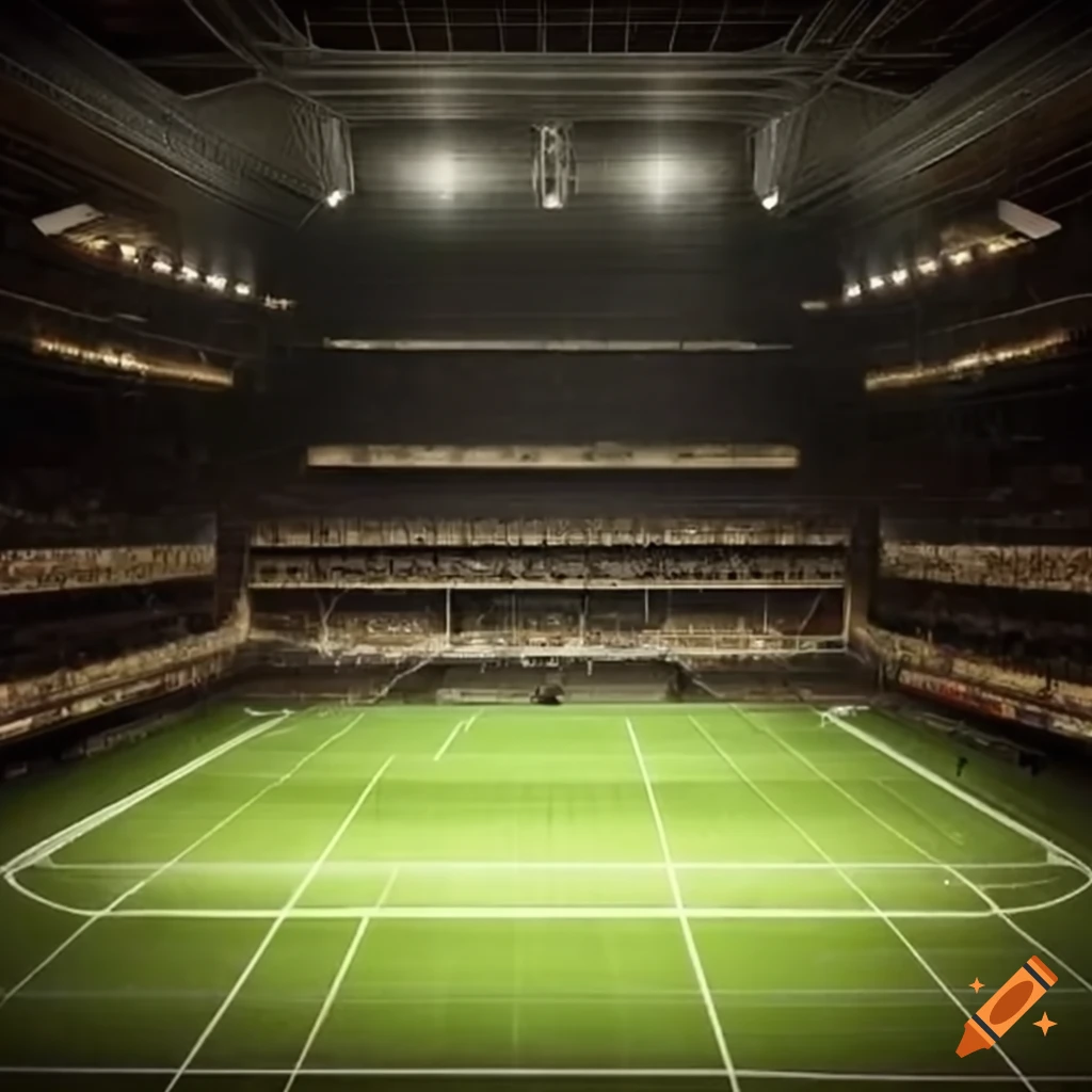 Soccer stadium located underground
