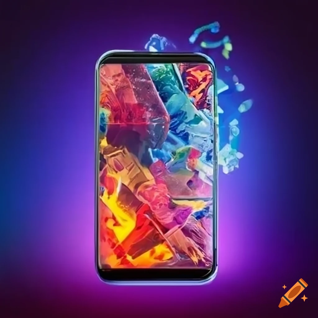 Detailed collection of rare and vibrant trading cards on a mobile phone screen