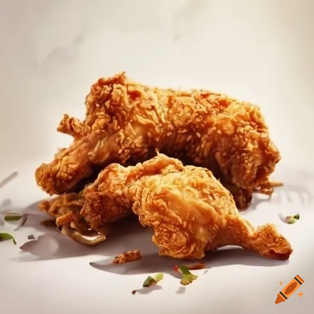 Crispy fried chicken