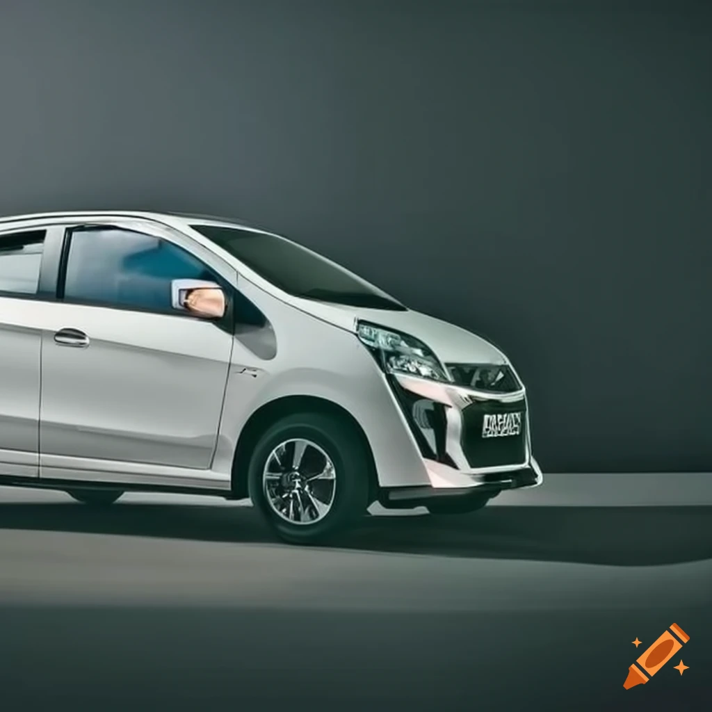 Modern and sleek Perodua Axia electric vehicle showcasing innovative design