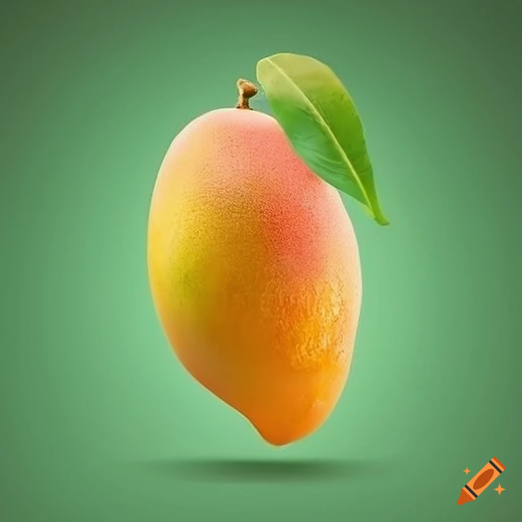 Packaging design for mango gummy candy product with green and yellow colors