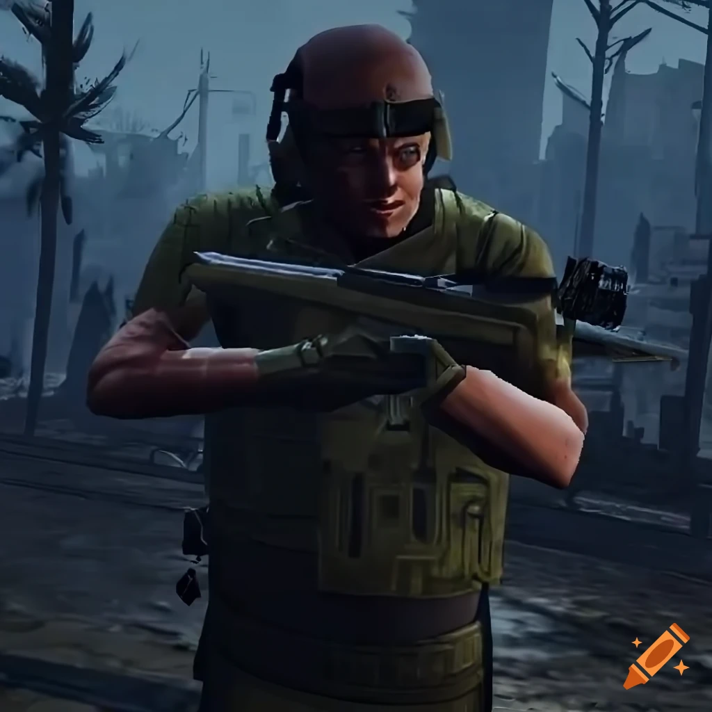 Three-man battle royale in a fivem setting