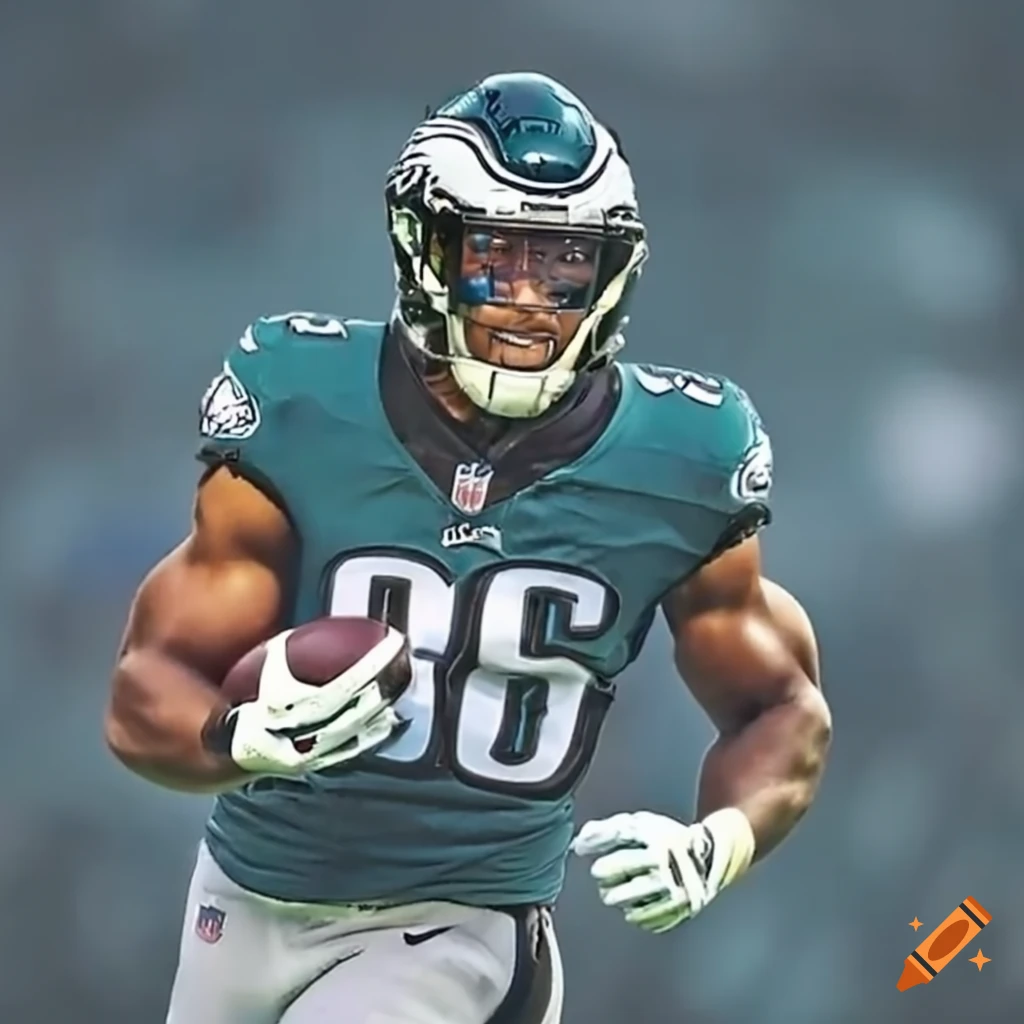 Saquon Barkley In An Eagles Uniform On Craiyon