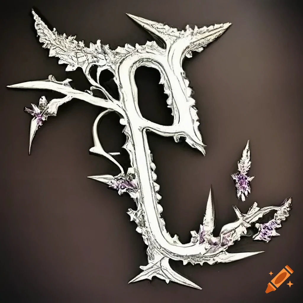 Abstract design with ornamental elements and graffiti style