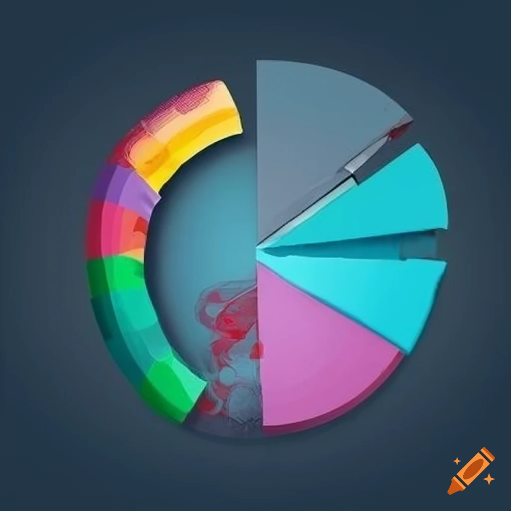 Social science statistics numbers pie charts and diagrams on craiyon