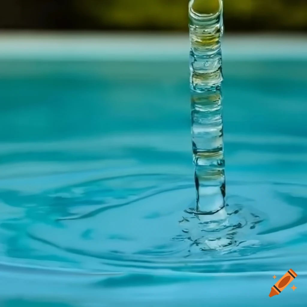 Test pool water