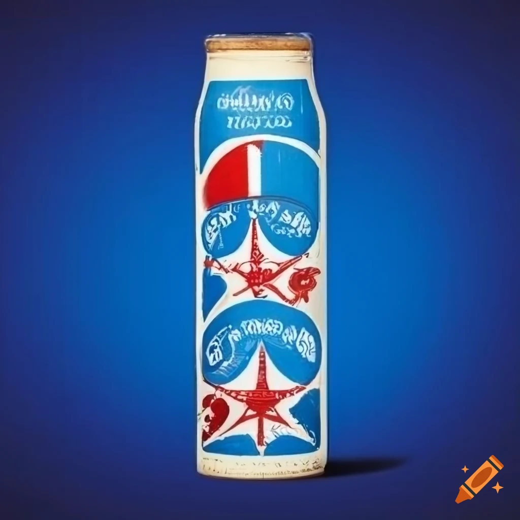 Vintage Demory Paris beer labels from Paris Olympics in French tricolor