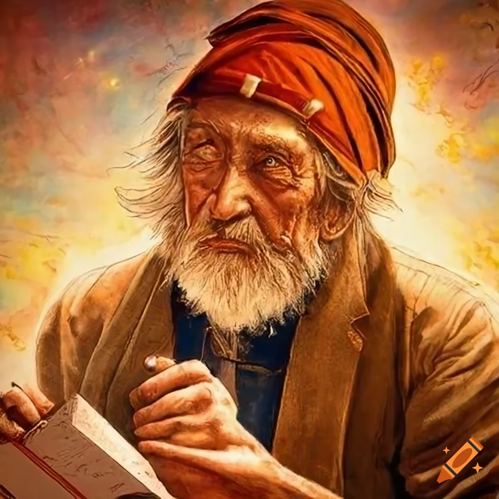 Illustration inspired by rumi with vivid details and magic on Craiyon