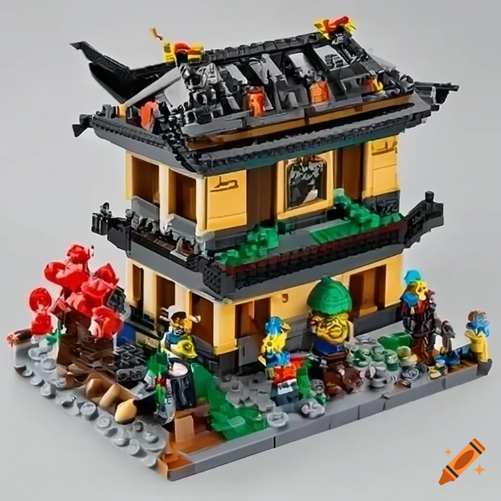 Small Lego Ninjago temple set