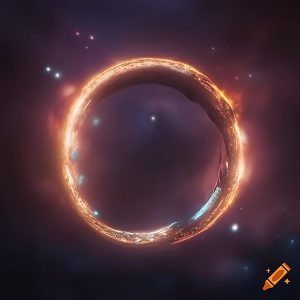 Guild insignia in the shape of a spaceship with ultra-realistic details