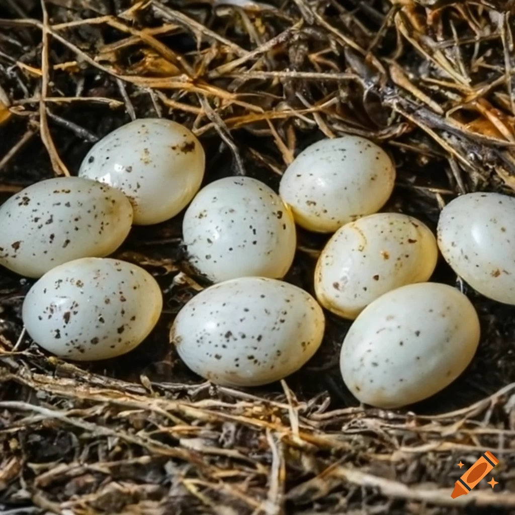 Small crocodile eggs