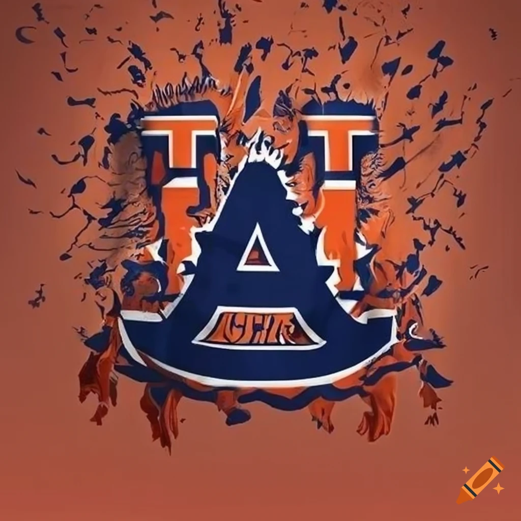 Auburn University flag with eagle design