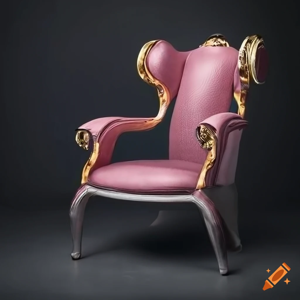 Luxury armchair with original design in a sciencefiction style on Craiyon