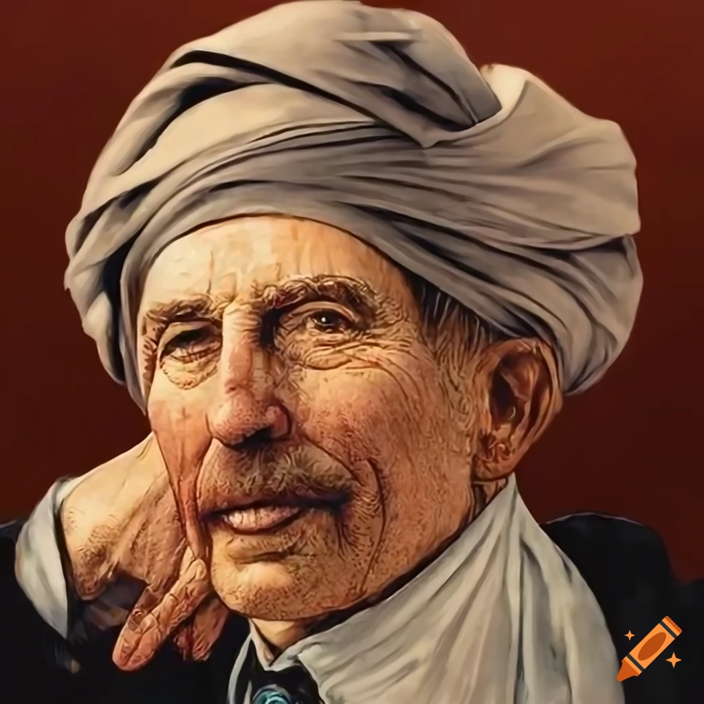 Illustration inspired by Rumi with stunning details and vivid magic