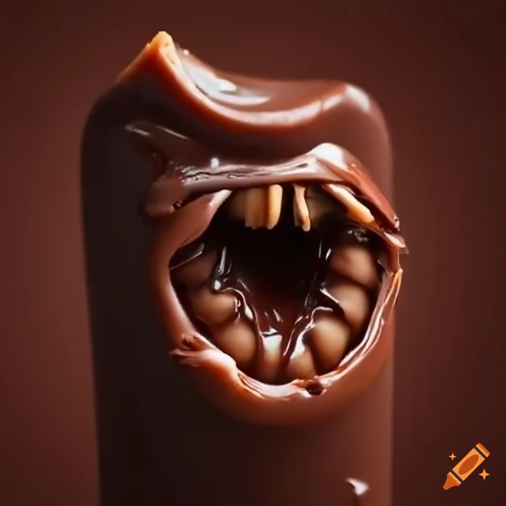 Nutella commercial with star transforming into dark Nutella hole