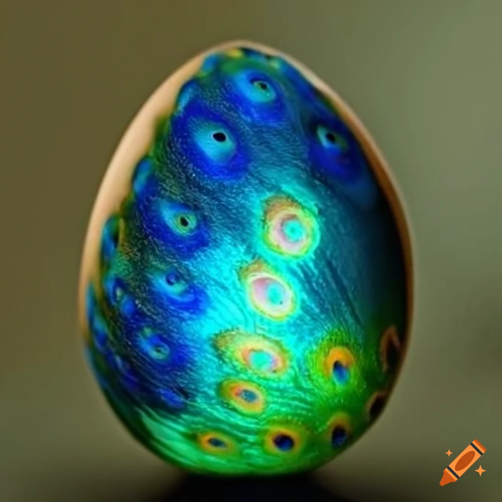 Peacock eggs