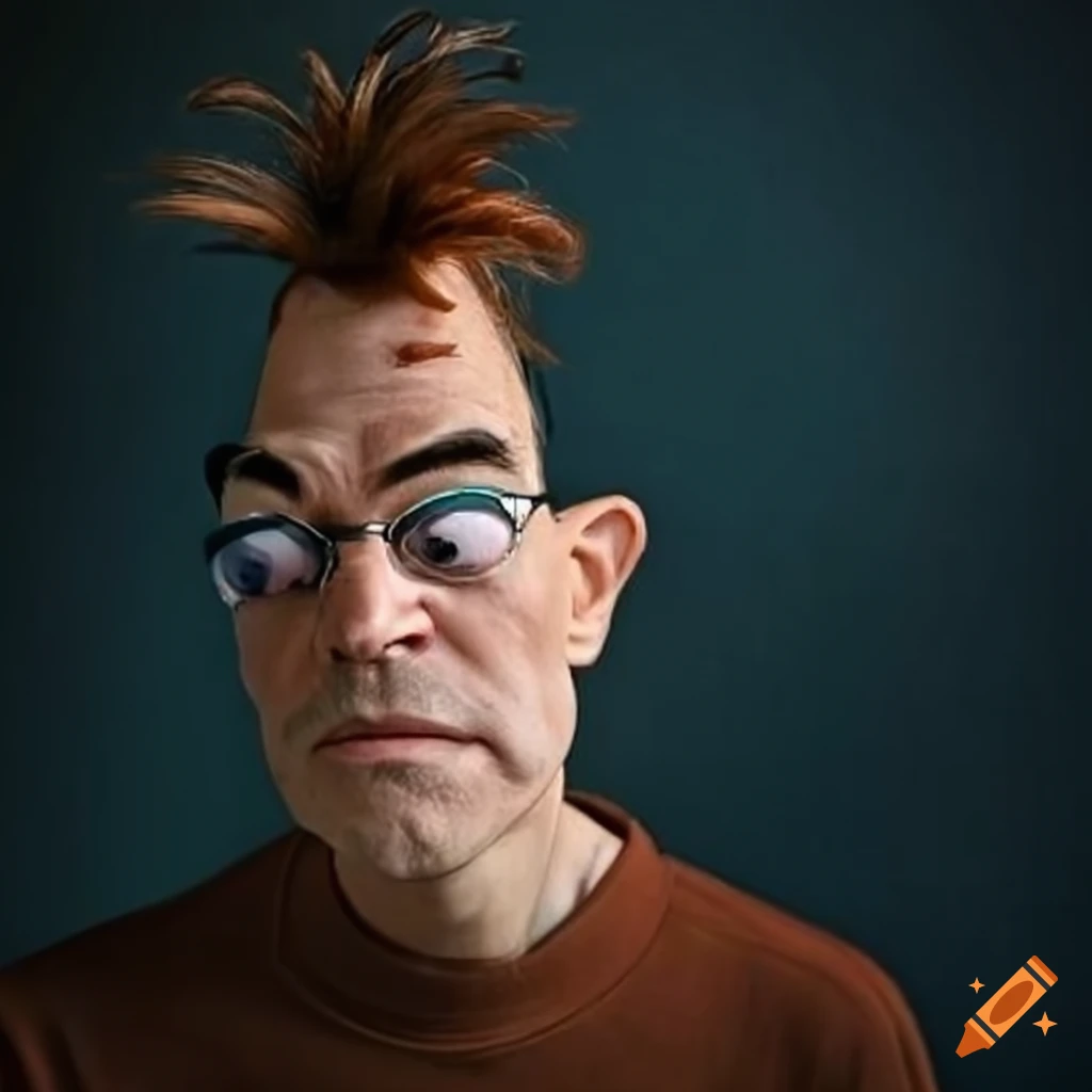 Portrait of doctor heinz doofenshmirtz from phineas and ferb on Craiyon