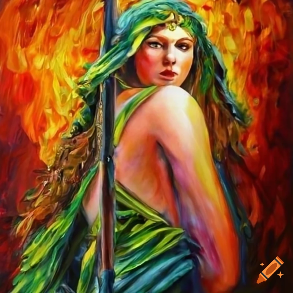 Irish spear maiden