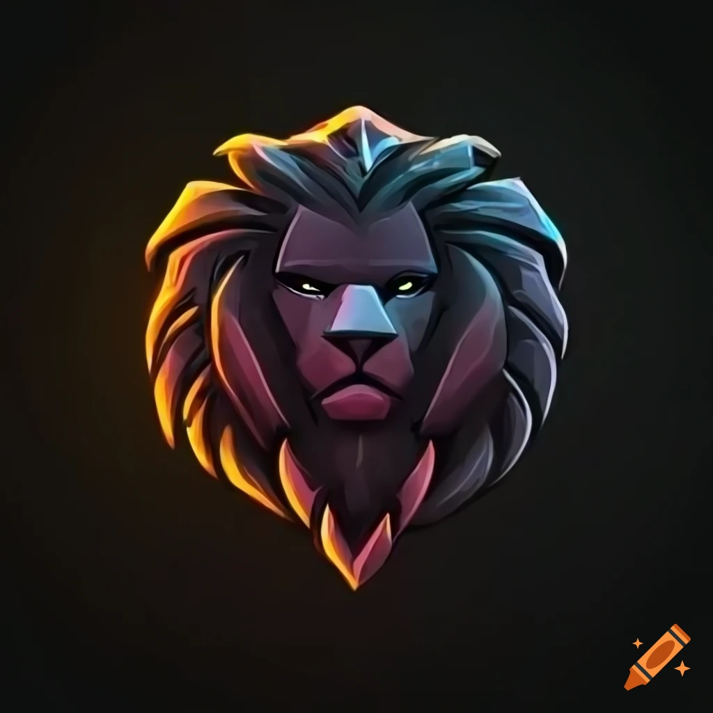 Lion head gaming logo for esport and sport mascot vector illustration  6735669 Vector Art at Vecteezy