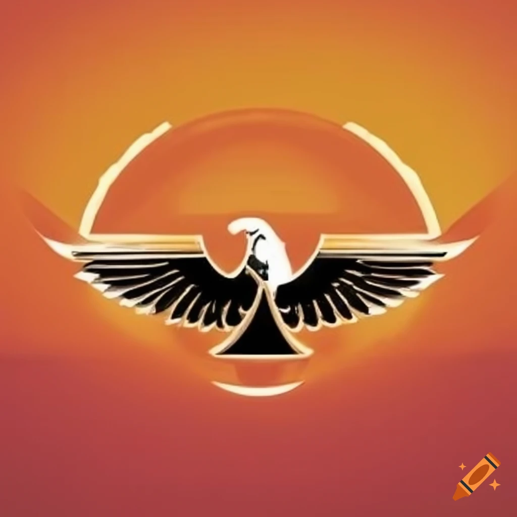 Logo for Águia Aviation company with an eagle