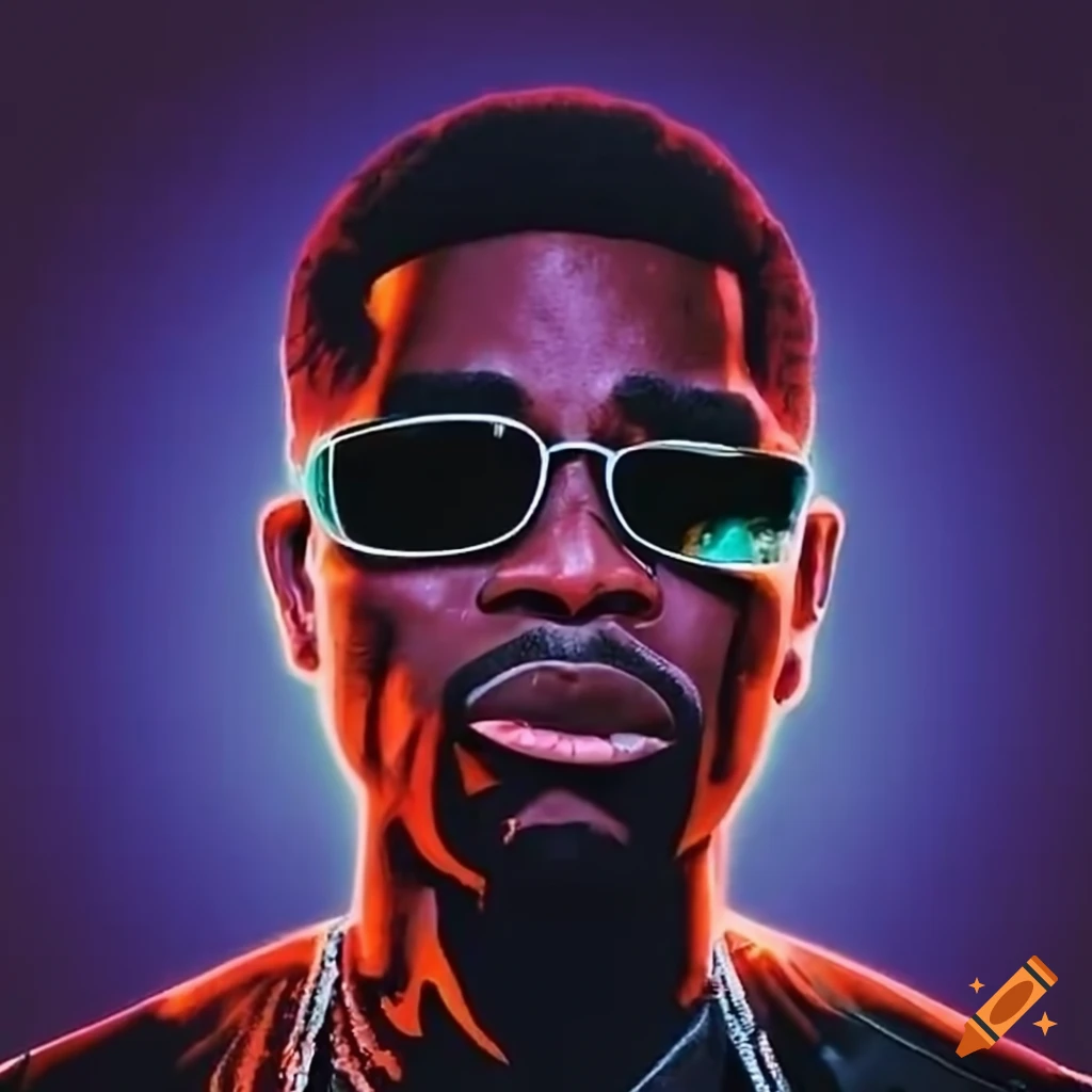 Powerful black rapper with a strong mindset