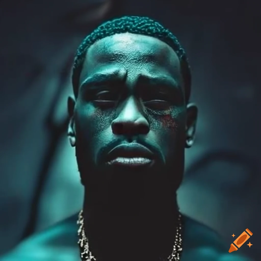 Powerful black rapper with a strong mindset