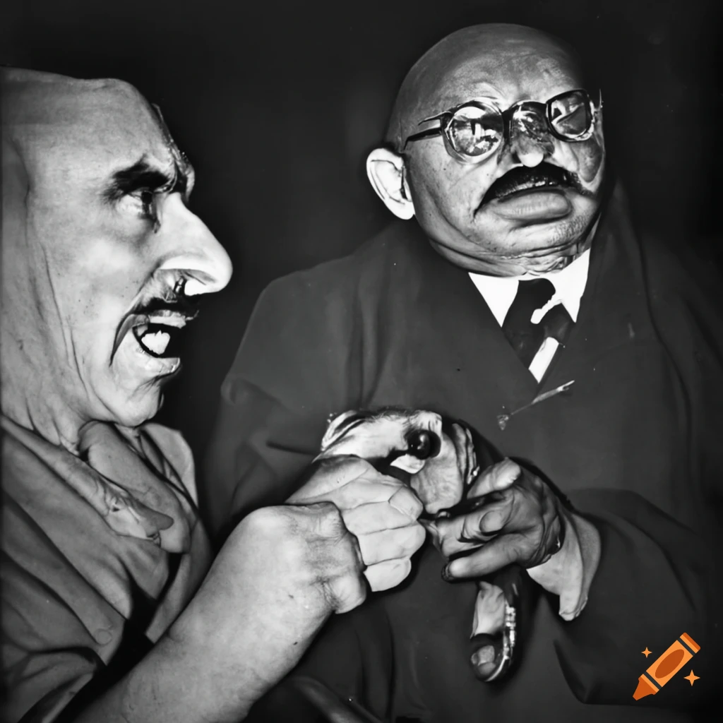 Black and white photograph of individuals by Weegee