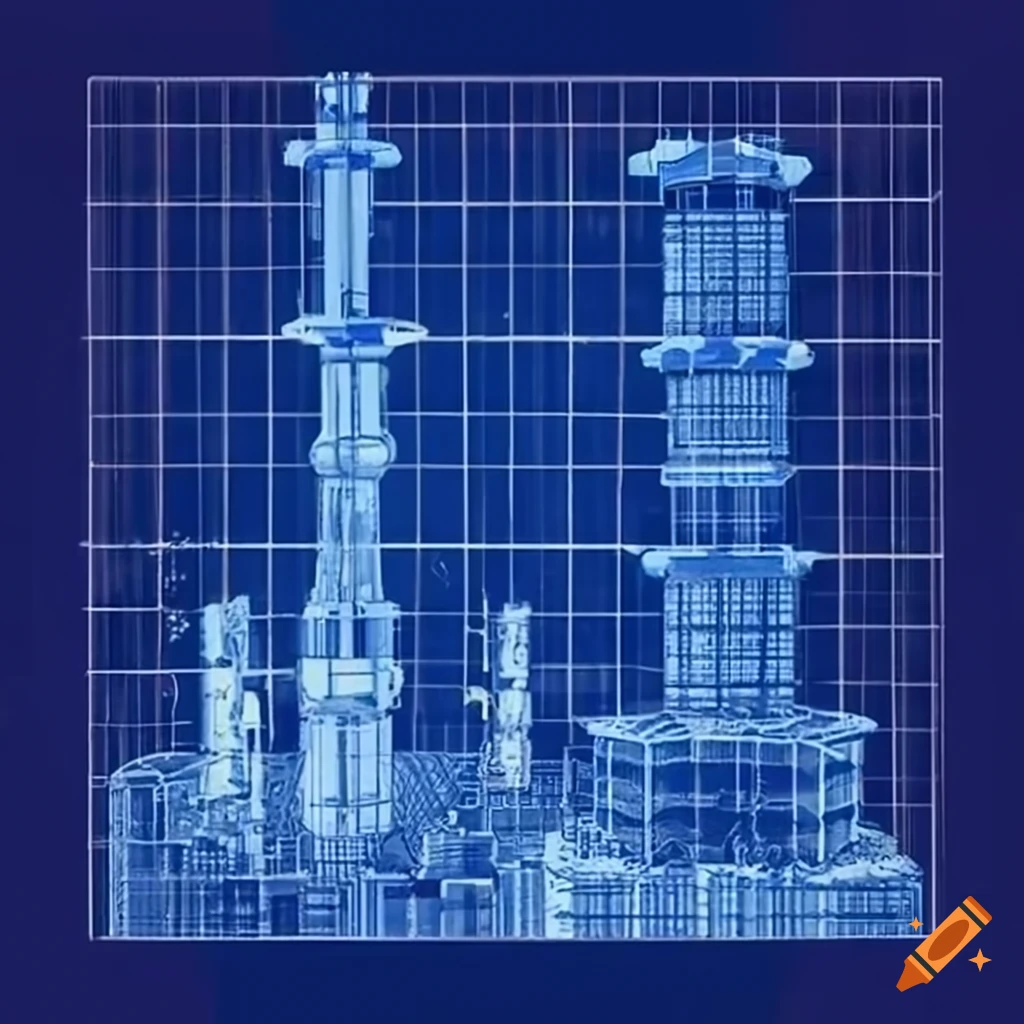 Blueprint of interconnected chambers for ant colony observation