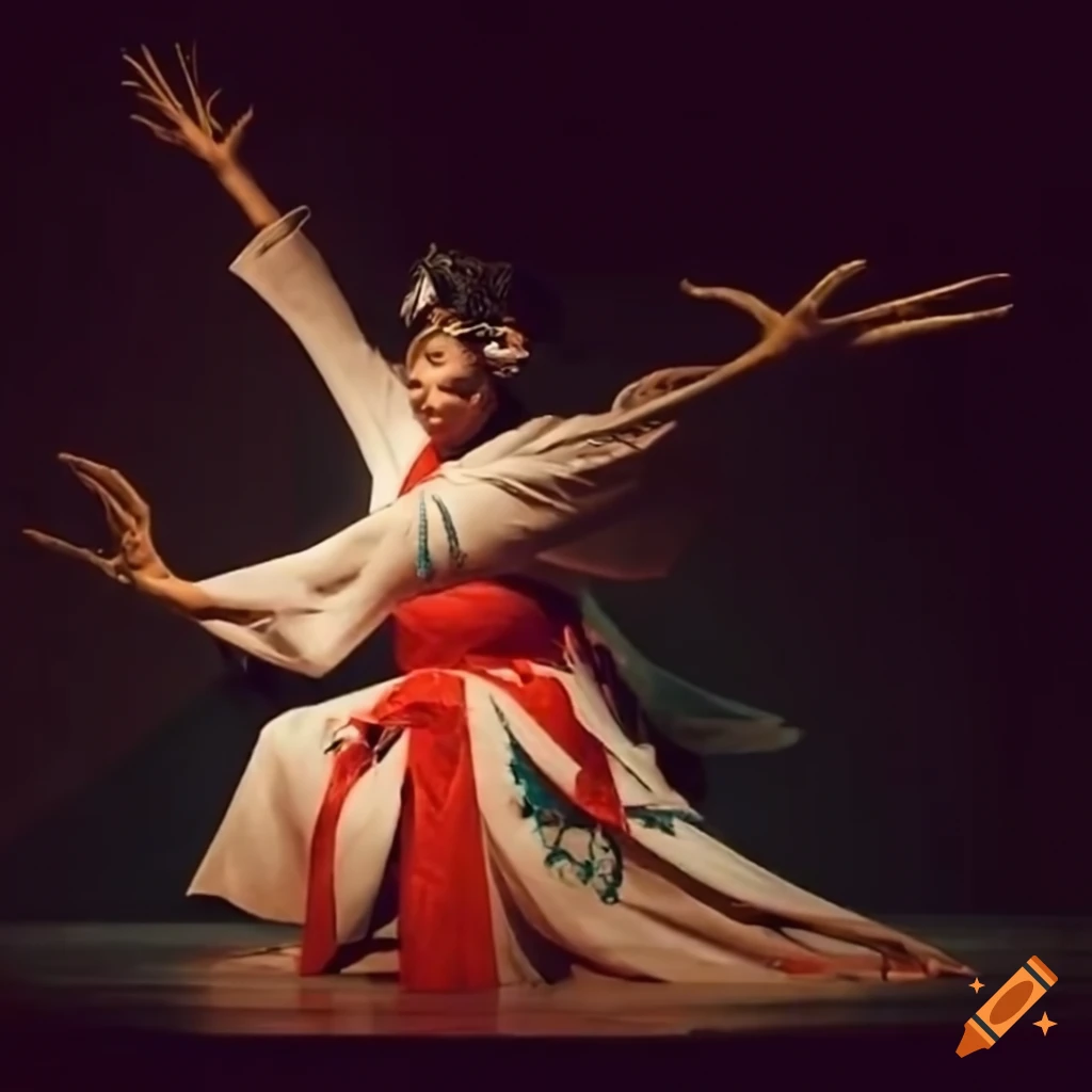 Nihon Buyo Traditional Dance with crab claws