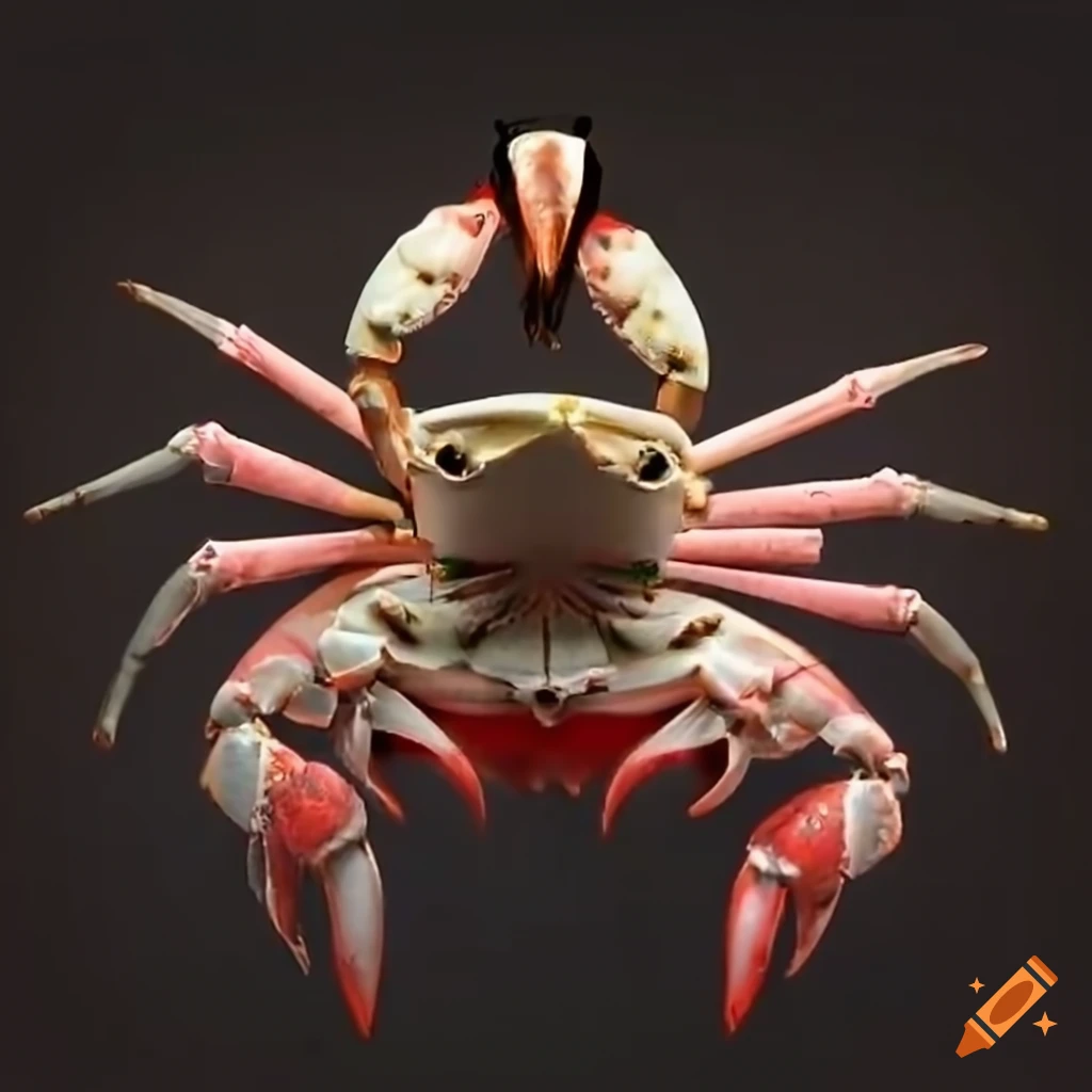 Nihon Buyo Traditional Dance art depicting a dancer with crab claws