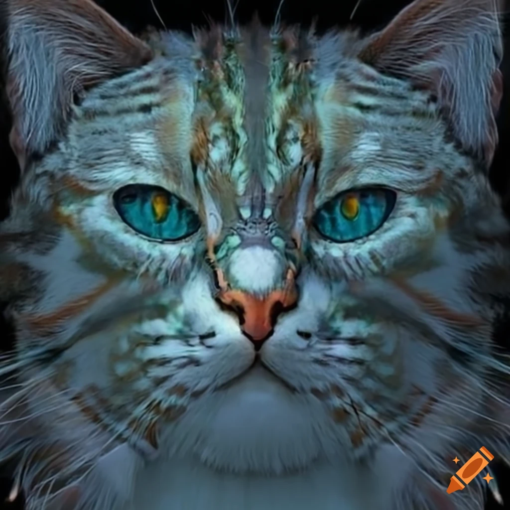 Recursive cats on Craiyon