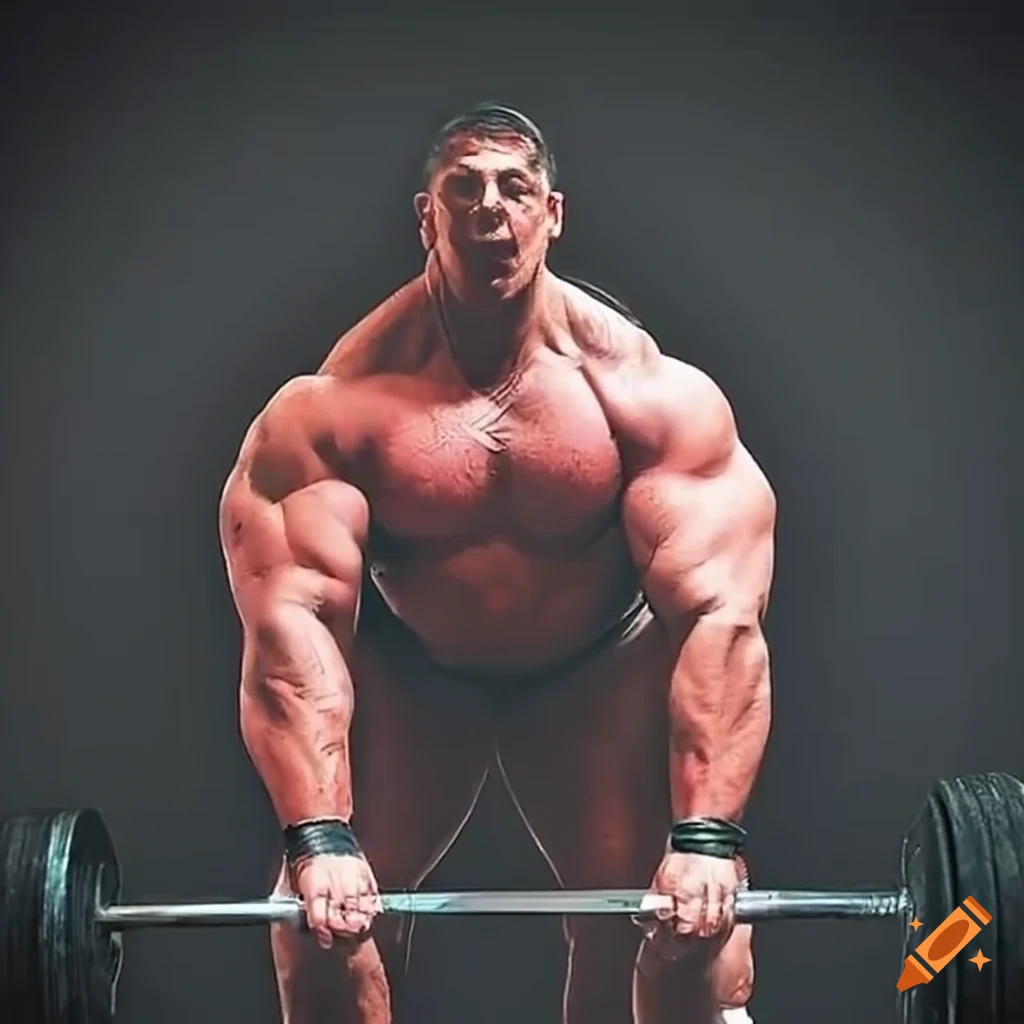 Man lifting weights