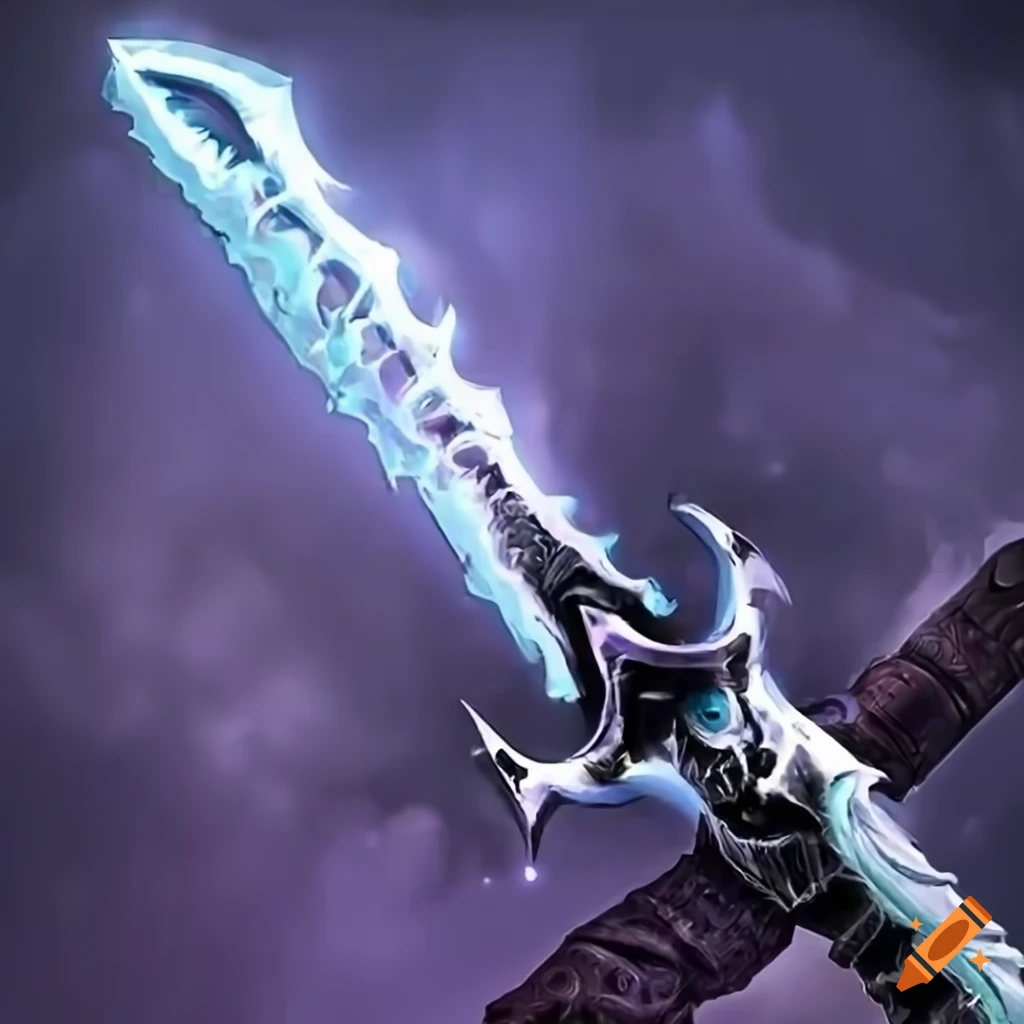Large sword slashing with white energy waves and shockwave on Craiyon