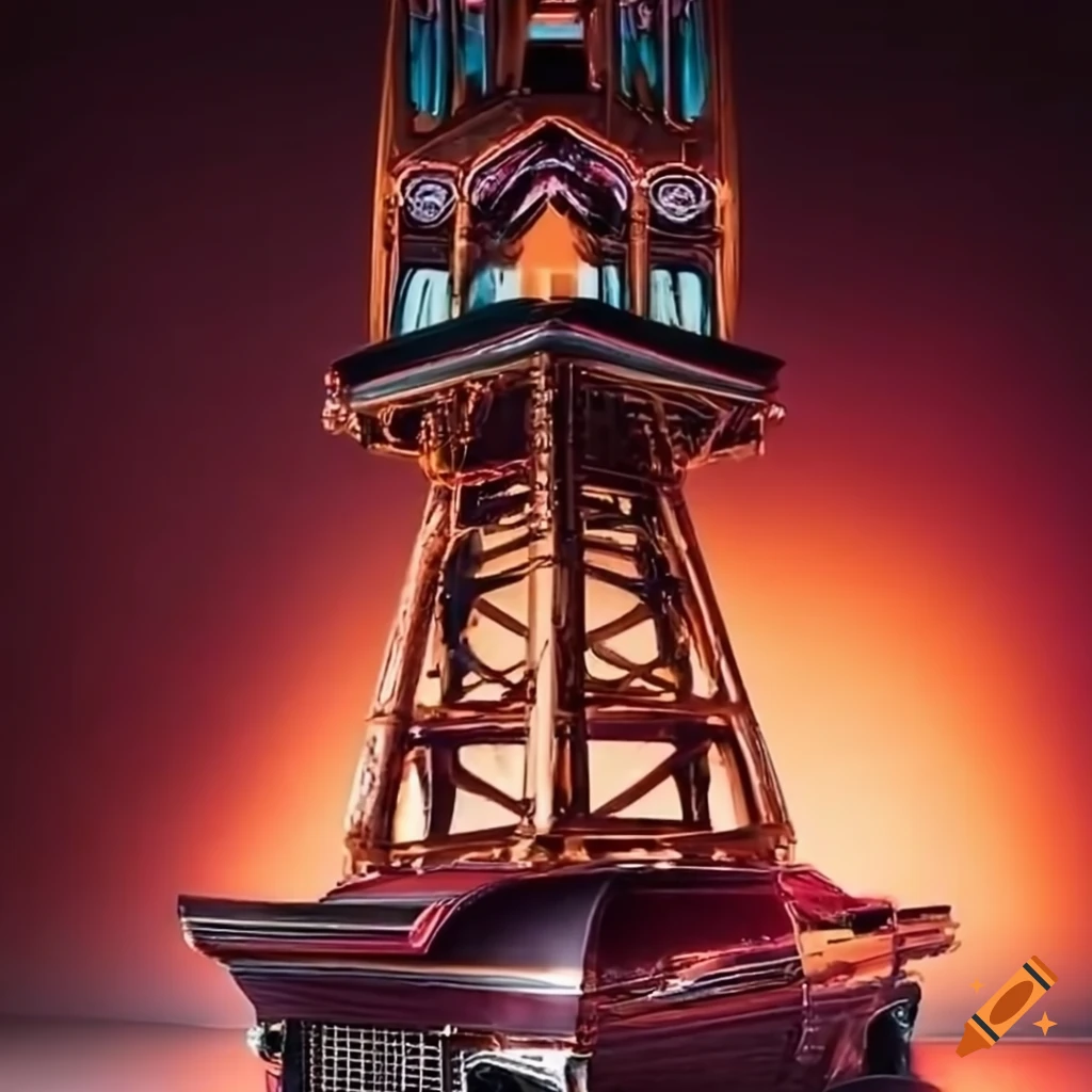 Top G on a customized lowrider siege tower