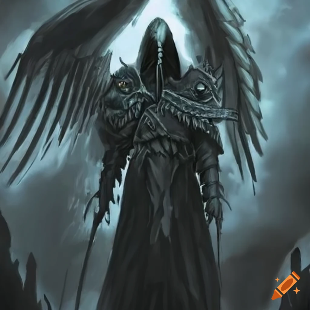 Nazgul with metal wings