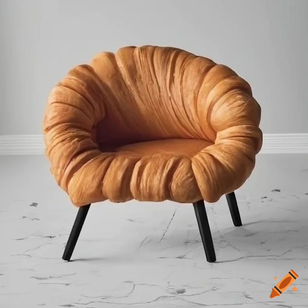 Chair-shaped croissant
