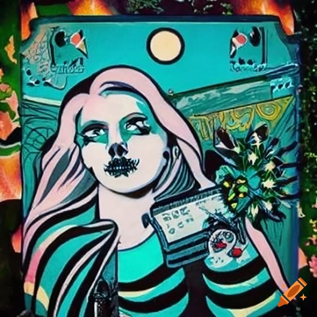 Bold text and editorial collages in a radical illustrated magazine