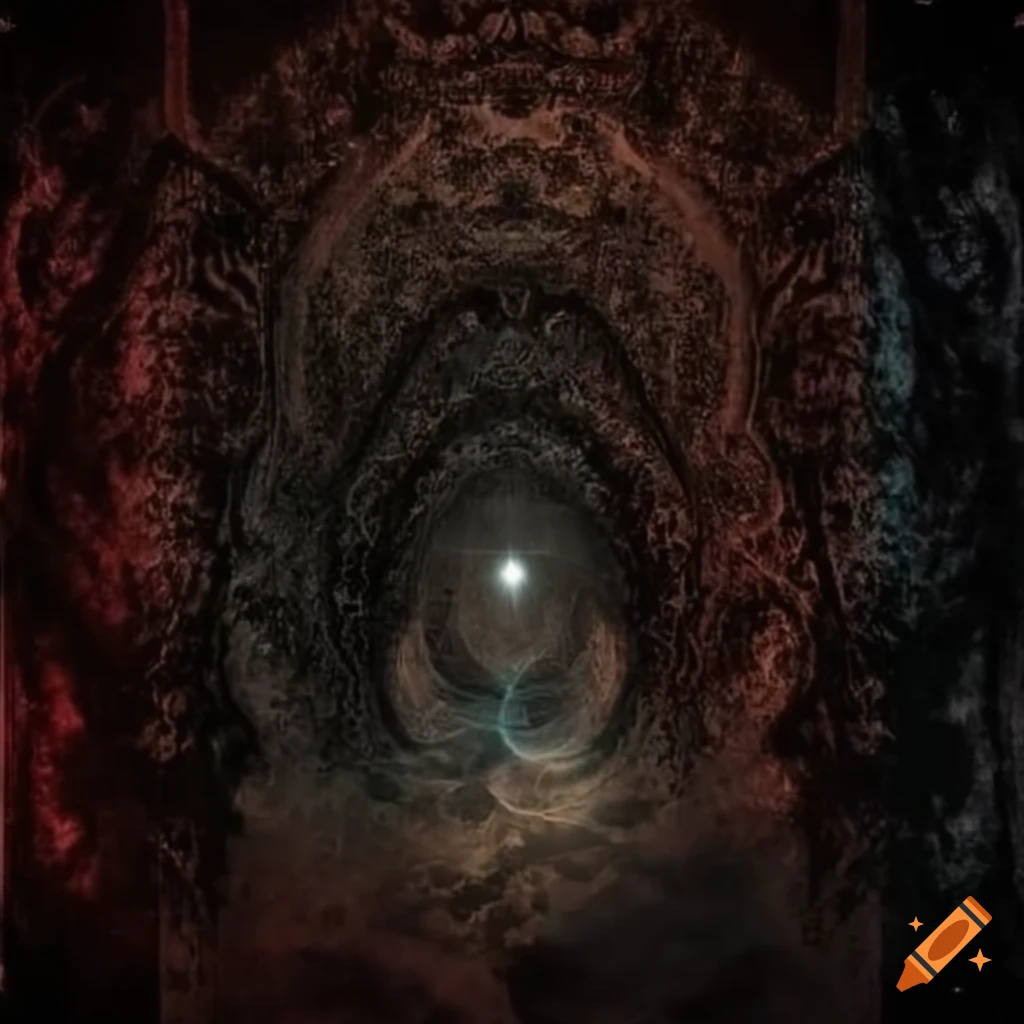 Dark and mysterious surreal and abstract art
